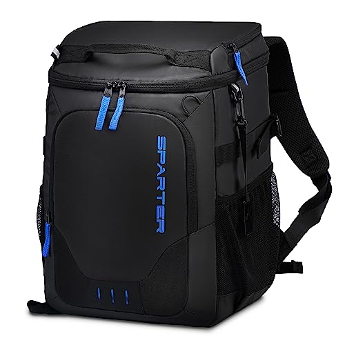 SPARTER Backpack Cooler Insulated Leak Proof 33/49 Cans, 2 Insulated Compartments Thermal Bag, Portable Lightweight Beach Travel Camping Lunch Backpack for Men and Women