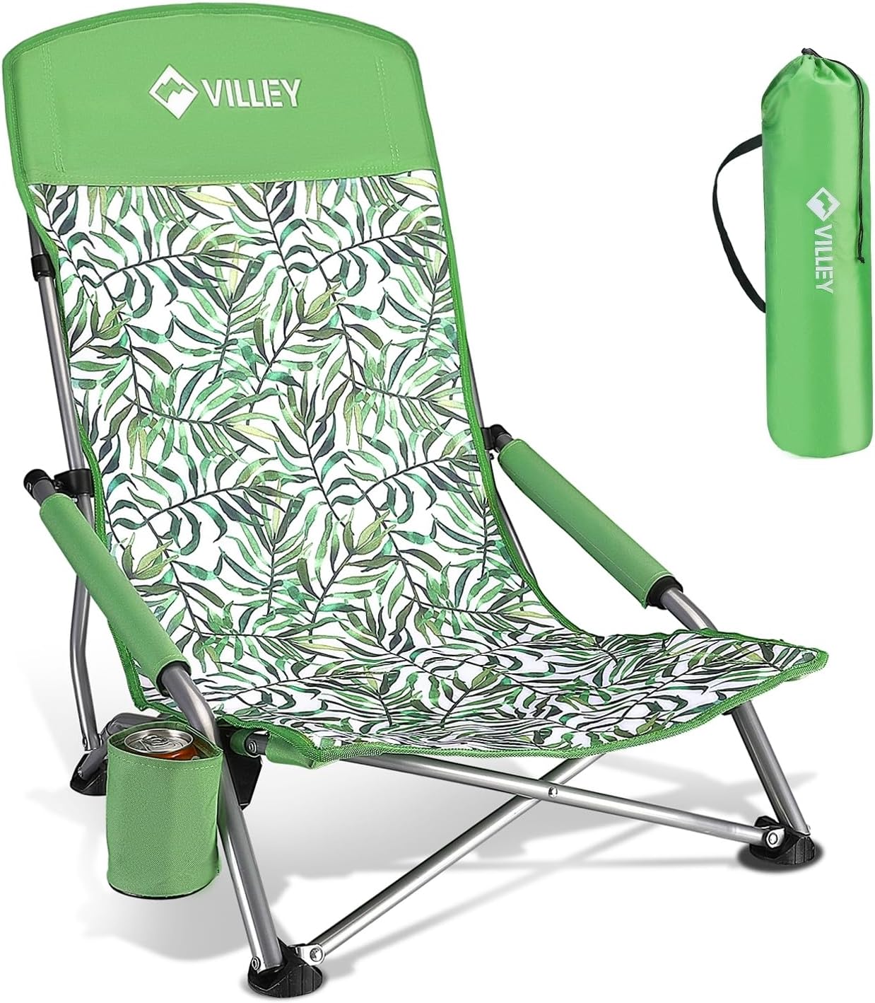 VILLEY Low Beach Chair (Tropical)
