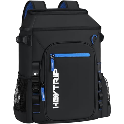 Heytrip Backpack Cooler 36/54 Cans Insulated Waterproof Cooler Bag for 20 Hours Cold Retention, Leak-Proof Camping Cooler with Multi-Compartments