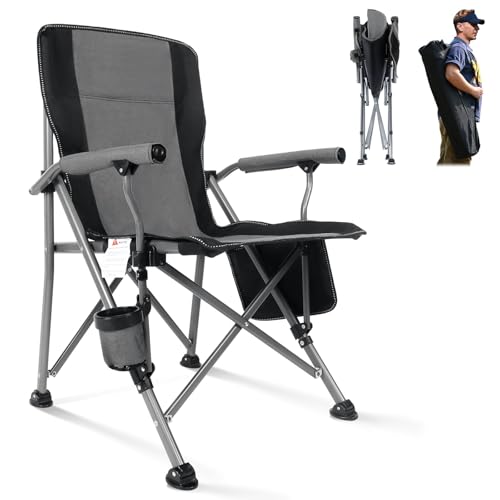 rotinyard Folding Camping Chair (Gray)