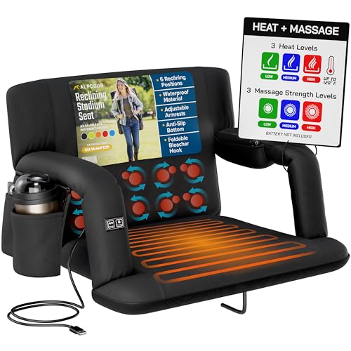 Alpcour Extra-Wide Heating Massage Recliner