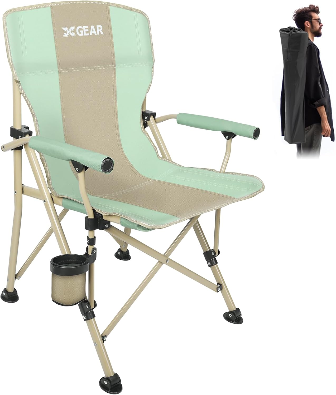 XGEAR Padded Camping Chair