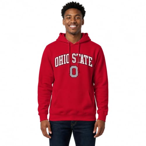 Campus Colors Long Sleeves NCAA Adult Arch & Logo Gameday Unisex Hooded Sweatshirt