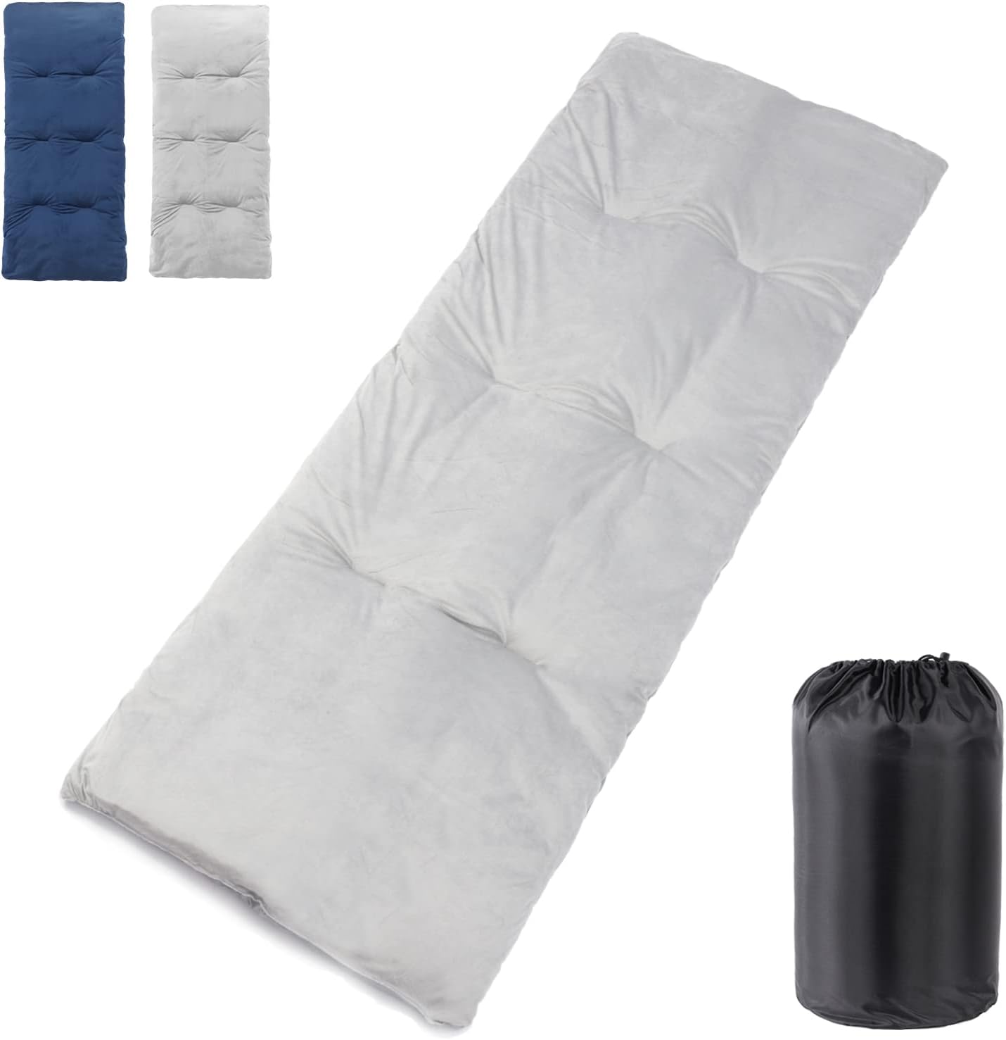Sleeping Cot Pads (75" x 28") with Elastic Straps, Cotton Soft Thick Camping Cot Pad, Waterproof (B0BTNJQTCQ)
