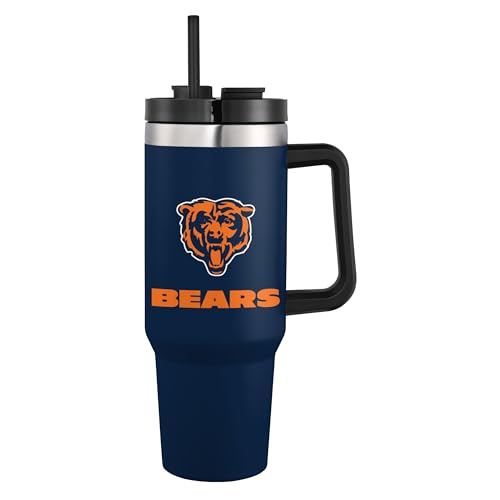FOCO NFL unisex-adult NFL Team Logo Insulated Travel Mug 40oz XL Tumbler