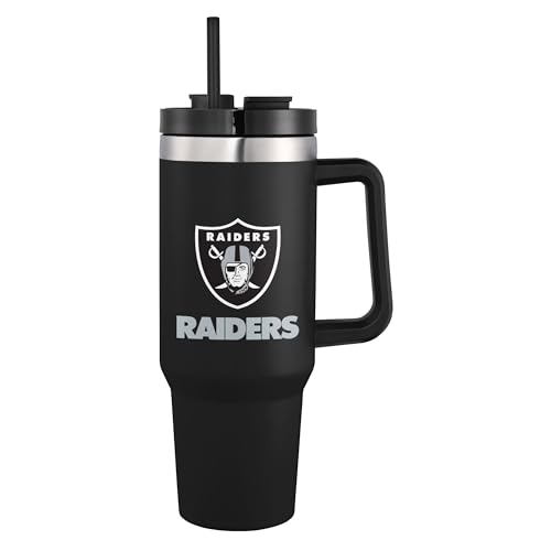 FOCO NFL unisex-adult NFL Team Logo Insulated Travel Mug 40oz XL Tumbler