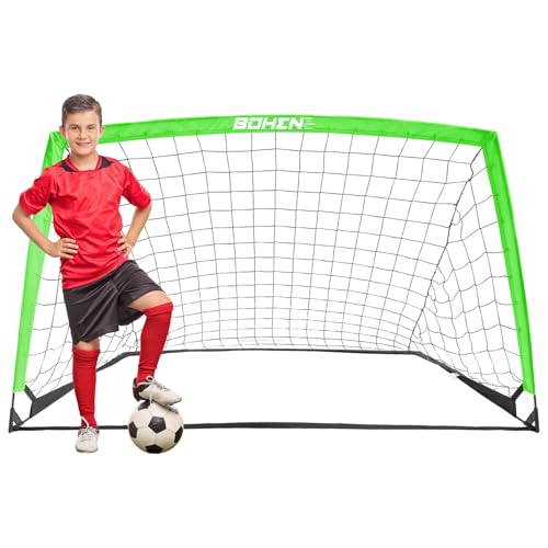 BOHEN 6x4FT Portable Soccer Goal