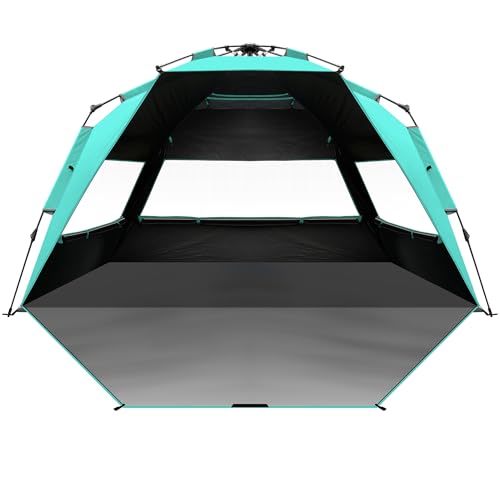 OutdoorMaster Beach Tent with Blackout Shelter Technology