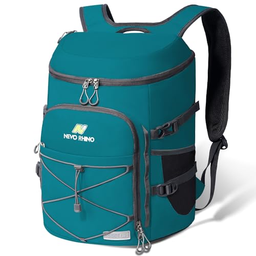 N NEVO RHINO Backpack Coolers Insulated Leak Proof 36/54 Cans,Portable Lightweight Waterproof Insulated Cooler Backpack for Men & Women Ideal for Camping,Travel,Beach,Picnics,Lunch & Day Trips