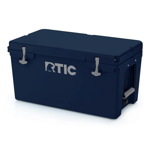 RTIC 65 QT Ultra-Tough Cooler Hard Insulated Portable Ice Chest Box for Beach, Drink, Beverage, Camping, Picnic, Fishing, Boat, Barbecue