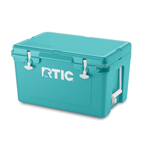 RTIC Ultra-Tough Cooler Hard Insulated Portable Ice Chest Box for Beach, Drink, Beverage, Camping, Picnic, Fishing, Boat, Barbecue
