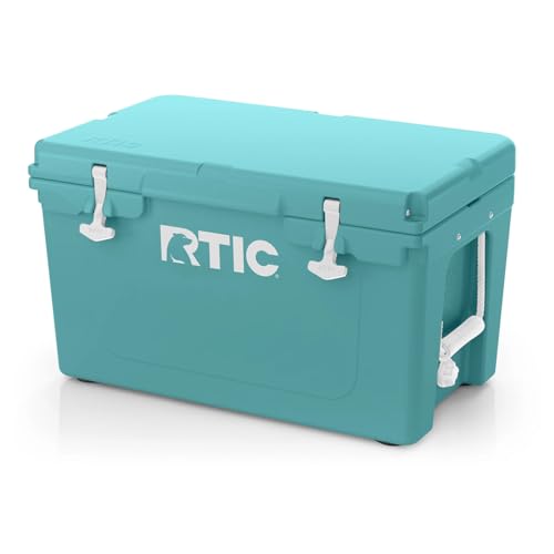 RTIC 65 QT Ultra-Tough Cooler Hard Insulated Portable Ice Chest Box for Beach, Drink, Beverage, Camping, Picnic, Fishing, Boat, Barbecue