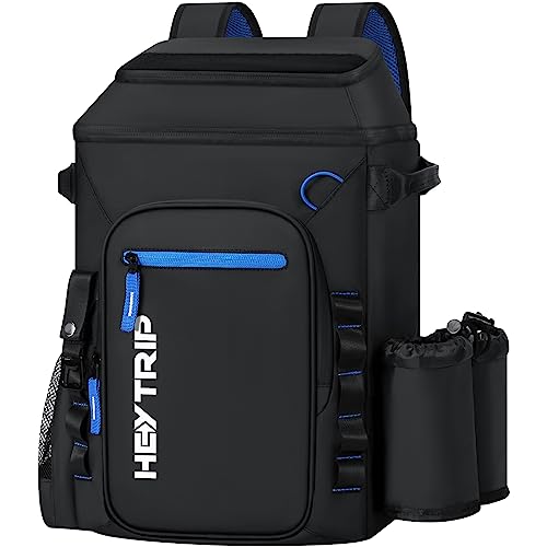 Heytrip Backpack Cooler 36/54 Cans Insulated Waterproof Cooler Bag for 20 Hours Cold Retention, Leak-Proof Camping Cooler with Multi-Compartments