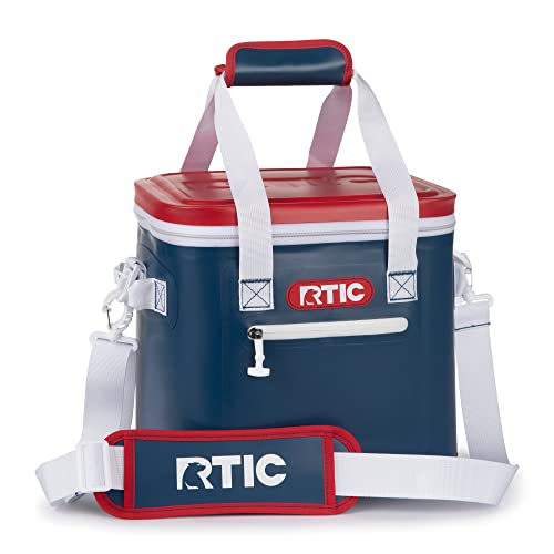 RTIC Ultra-Tough Soft Cooler 12 Can, Insulated Bag Portable Ice Chest for Lunch, Beach, Drink, Beverage, Travel, Camping, Picnic, Car, Trips, Floating Cooler Leak-Proof with Zipper