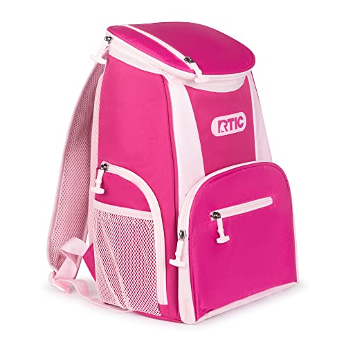 RTIC 15 Can Lightweight Backpack Cooler Soft Insulated Portable Bag for Lunch, Beach, Drink, Beverage, Travel, Camping, Picnic, Car, Hiking,