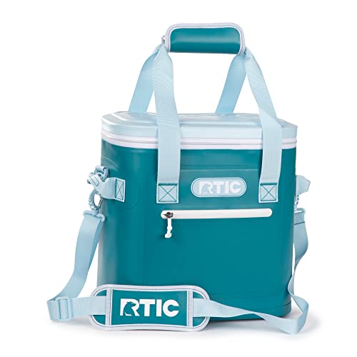 RTIC Ultra-Tough Soft Cooler 20 Can, Insulated Bag Portable Ice Chest Box for Lunch, Beach, Drink, Beverage, Travel, Camping, Picnic, Car, Trips, Floating Cooler Leak-Proof with Zipper