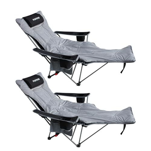 POEPORE Reclining Camping Chair