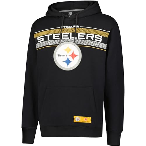 Ultra Game Men's Soft Fleece Hoodie Pullover Sweatshirt with Zipper Pockets
