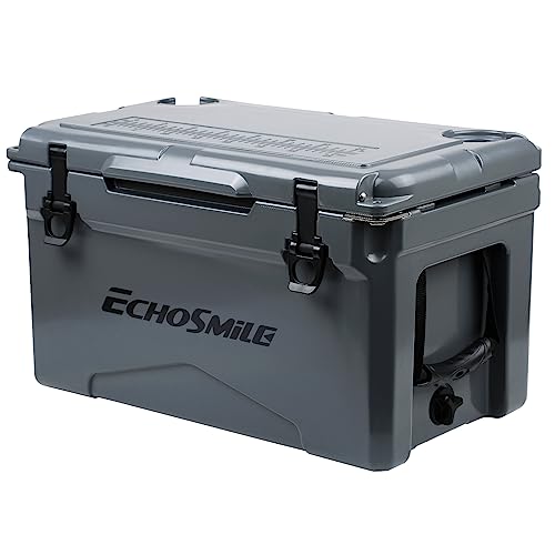 EchoSmile 25/30/35/40/60/75 Quart Rotomolded Cooler, Built to Stand up to The Rigors of The Journey