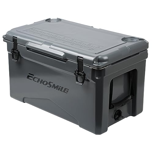 EchoSmile 25/30/35/40/60/75 Quart Rotomolded Cooler, Built to Stand up to The Rigors of The Journey