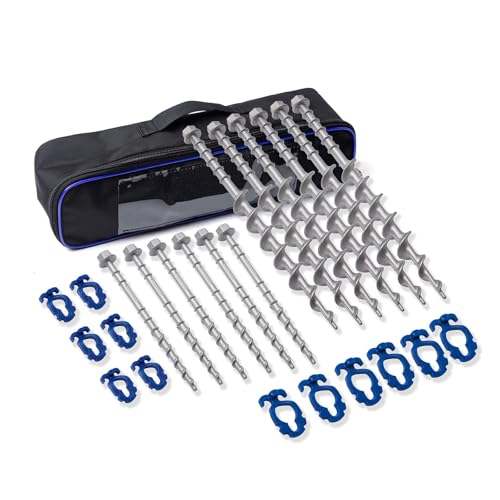 Homeon Wheels 12 Pcs Camping Ground Anchors