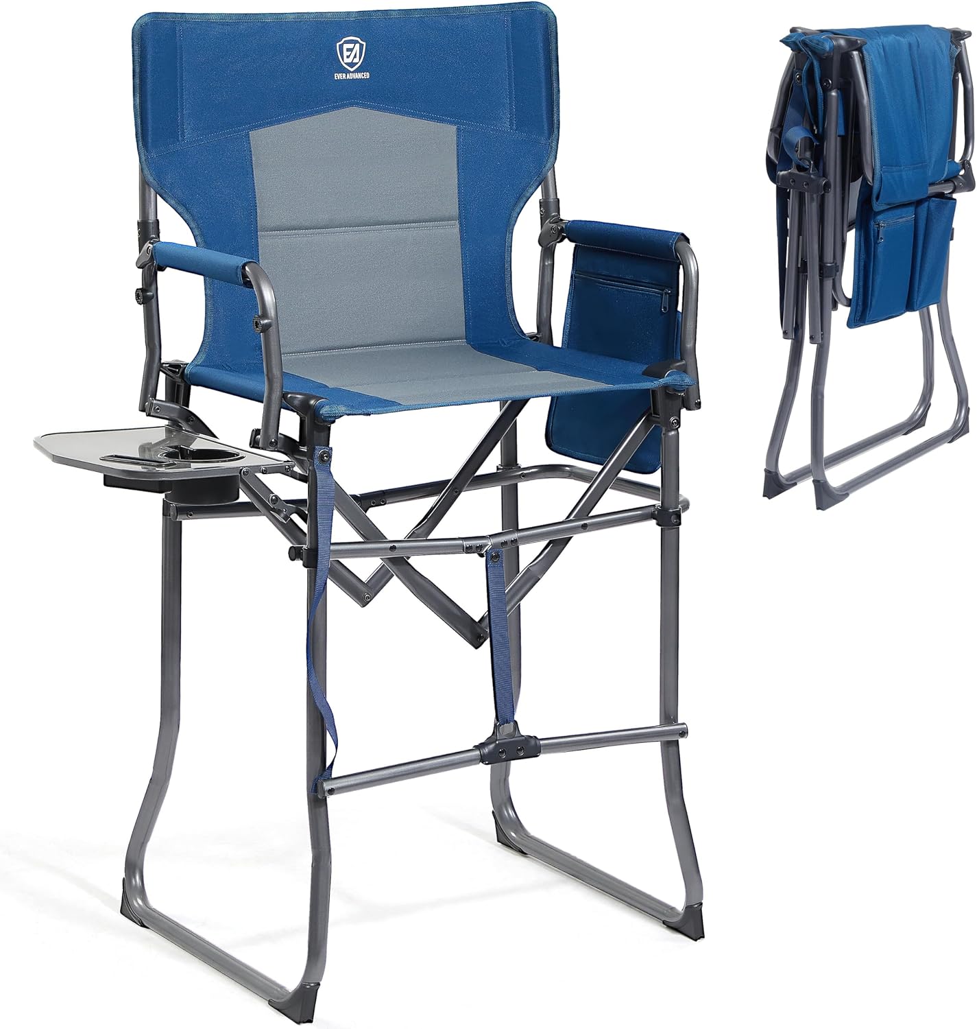 EVER ADVANCED 30.7" Tall Folding Chair