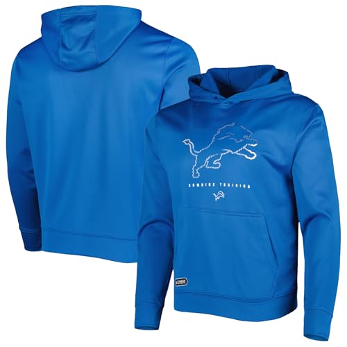 NFL Officially Licensed Kids Youth 8-20 Faded Primary Logo Watson Team Color Performance Pullover Hoodie