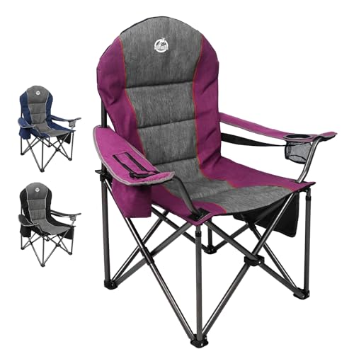Northroad Oversized Portable Camping Chair (Purple)