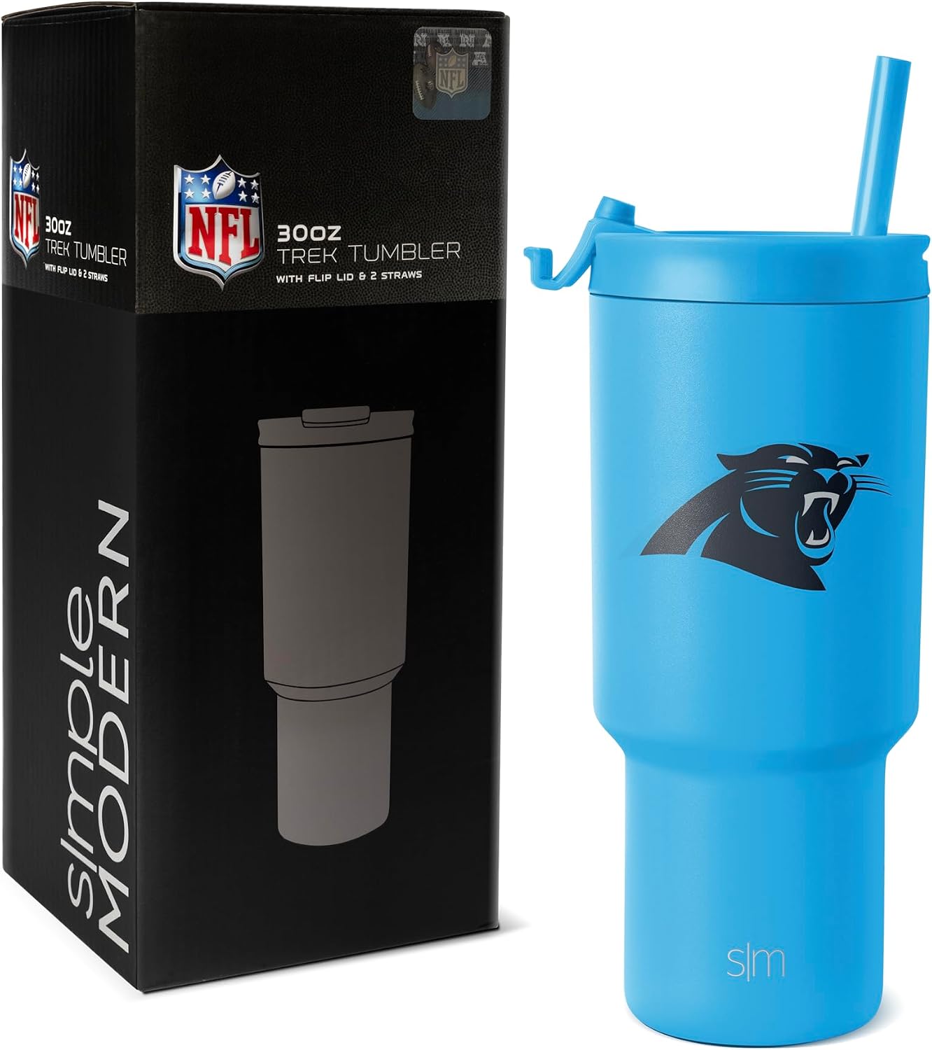 Simple Modern 30oz Trek Tumbler (Panthers)