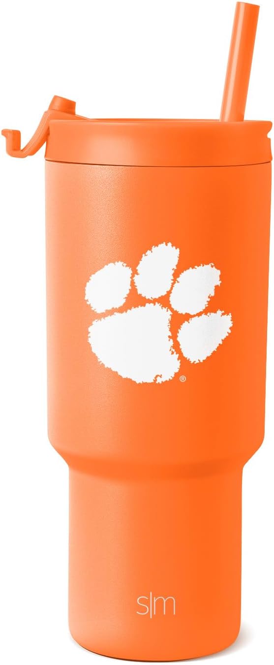 Simple Modern Officially Licensed 30oz Tumbler with Flip Lid and Straws | Insulated Cup Stainless Steel | Gifts for Men | Trek Collection
