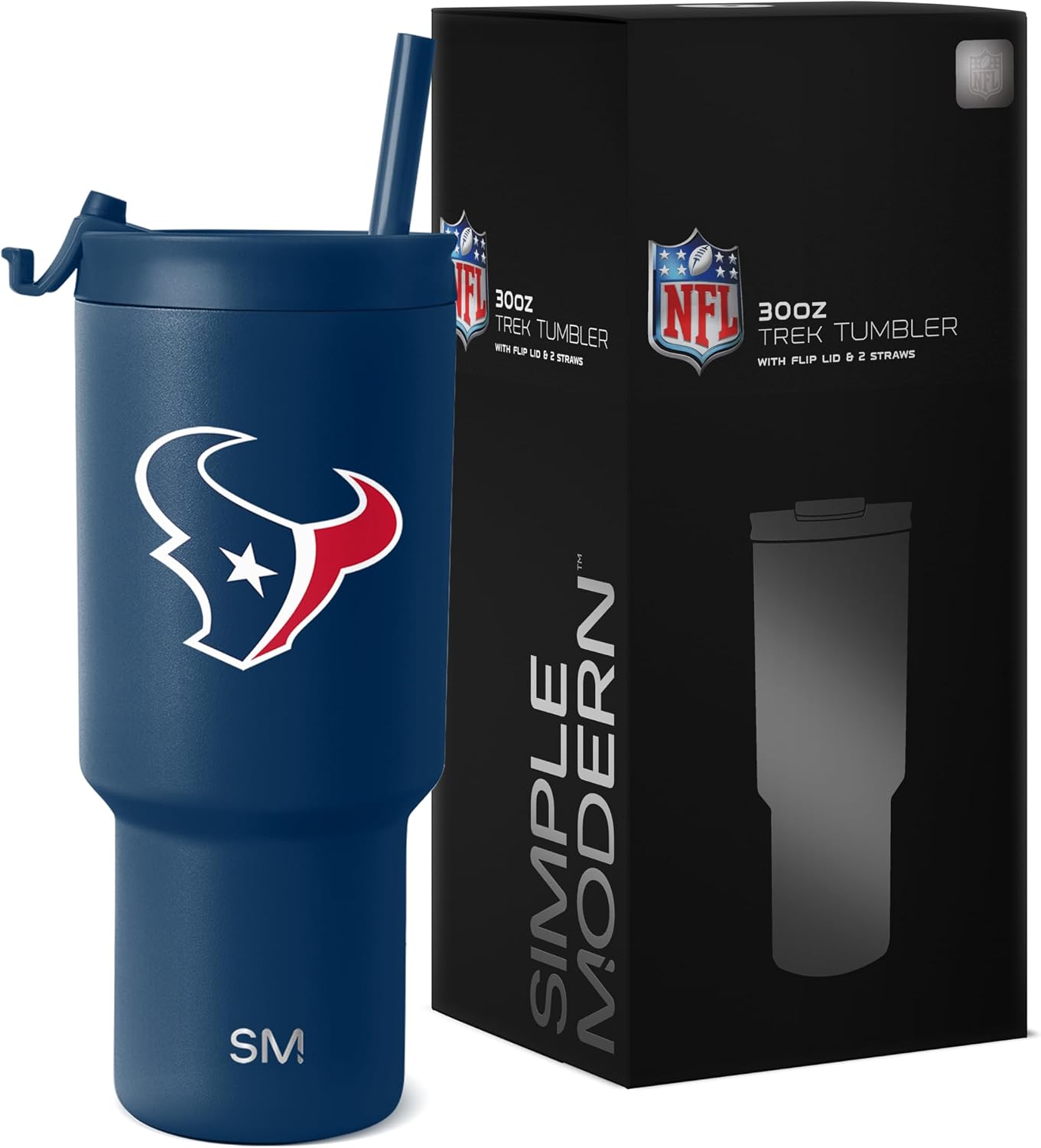 Simple Modern NFL Houston Texans 30 oz