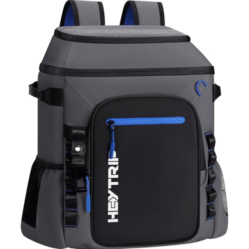 Heytrip Backpack Cooler 36/54 Cans Insulated Waterproof Cooler Bag for 20 Hours Cold Retention, Leak-Proof Camping Cooler with Multi-Compartments
