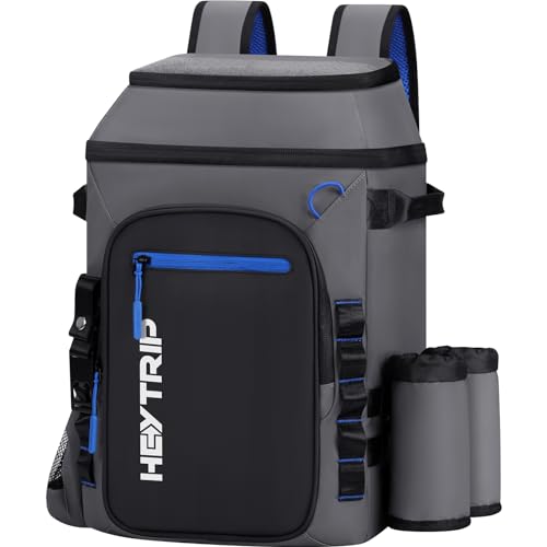 Heytrip Backpack Cooler 36/54 Cans Insulated Waterproof Cooler Bag for 20 Hours Cold Retention, Leak-Proof Camping Cooler with Multi-Compartments