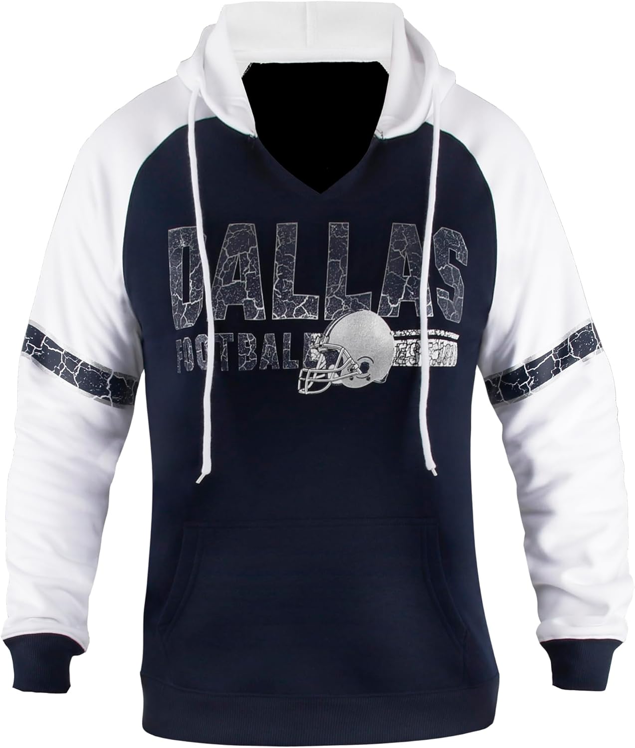 Fansamer V Neck Raglan Vintage Hoodie (Premium Option)