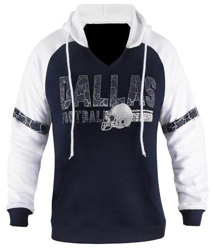 Fansamer V-Neck Raglan Fleece Hoodie
