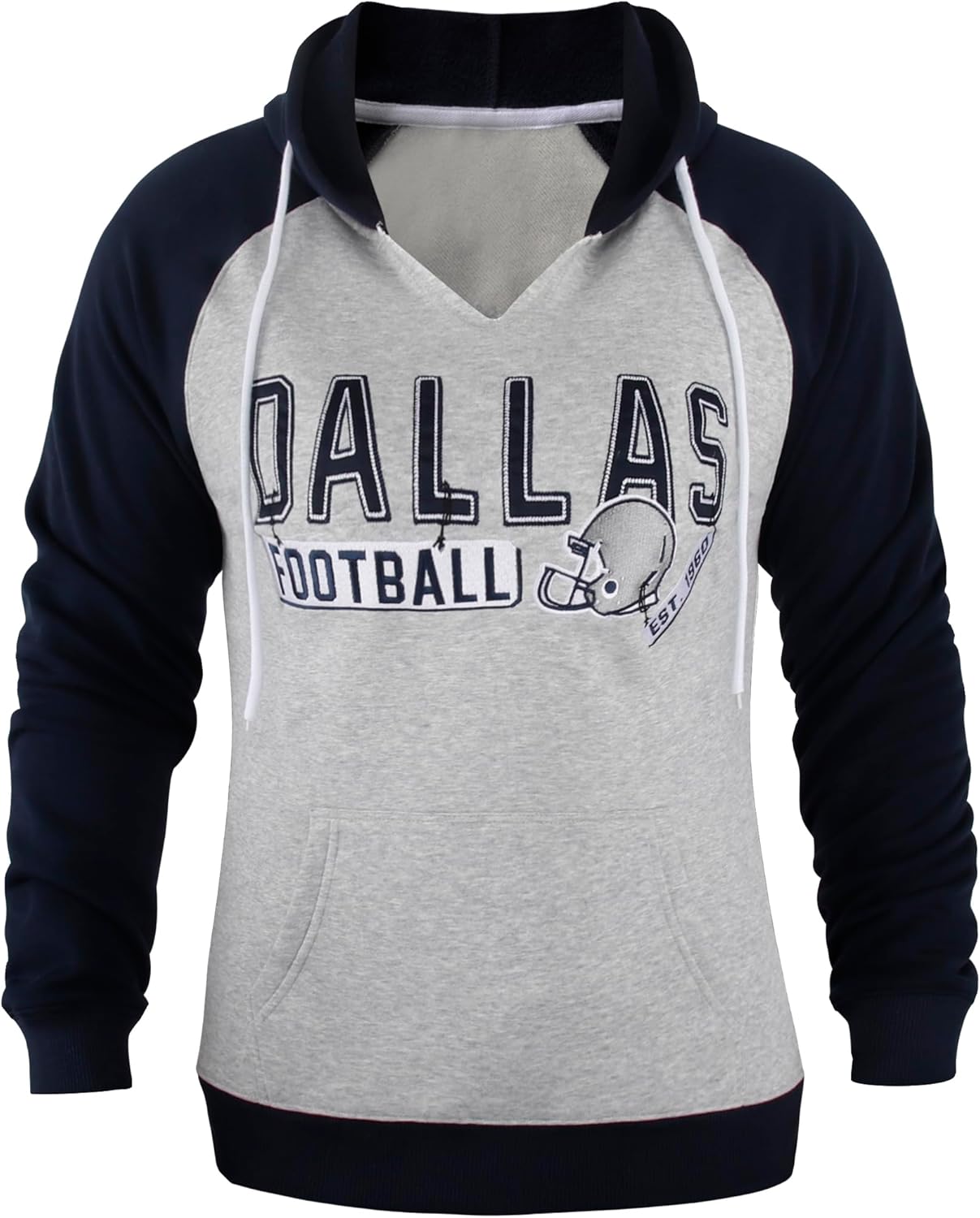 Fansamer V Neck Raglan Vintage Hoodie (Top Rated)
