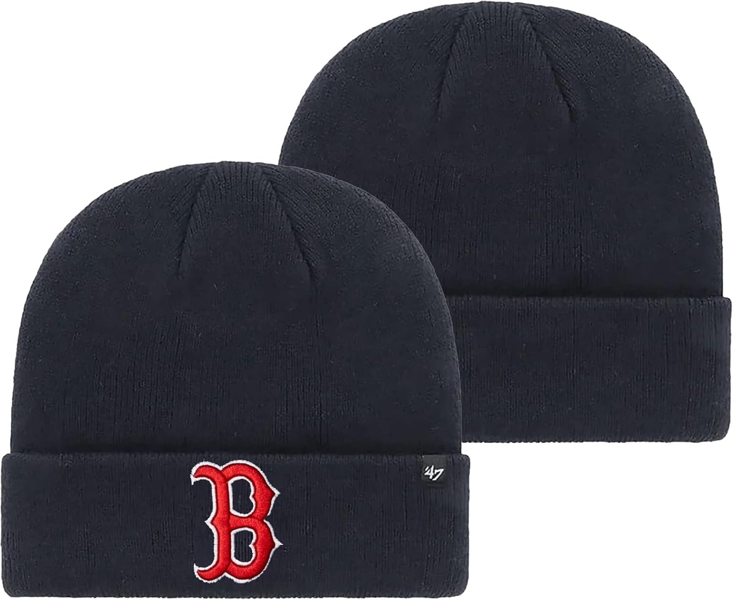 '47 MLB Unisex-Adult Primary Logo Cuffed Knit Primary Logo Team Color Beanie Hat Cold Weather Hat, One Size
