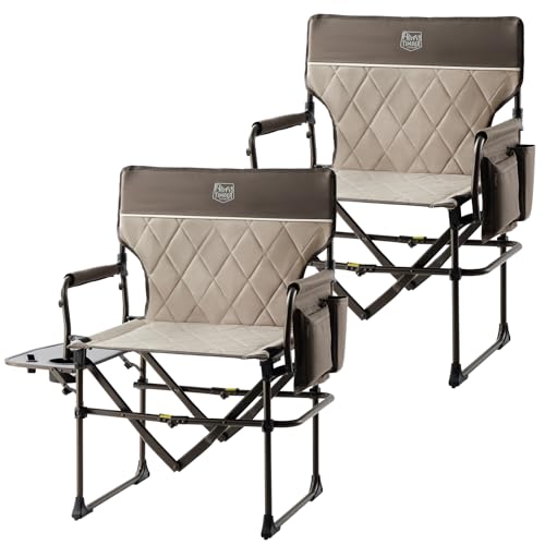 TIMBER RIDGE Aluminum Camping Directors Chair (Tan)