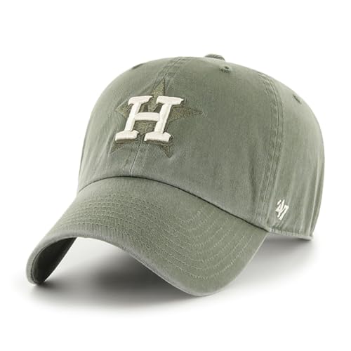 47 Brand MLB Moss Green Primary Logo Clean Up