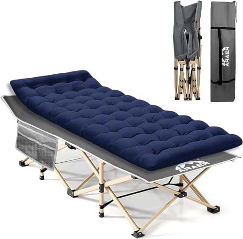 ARAER Camping Cot with Mattress