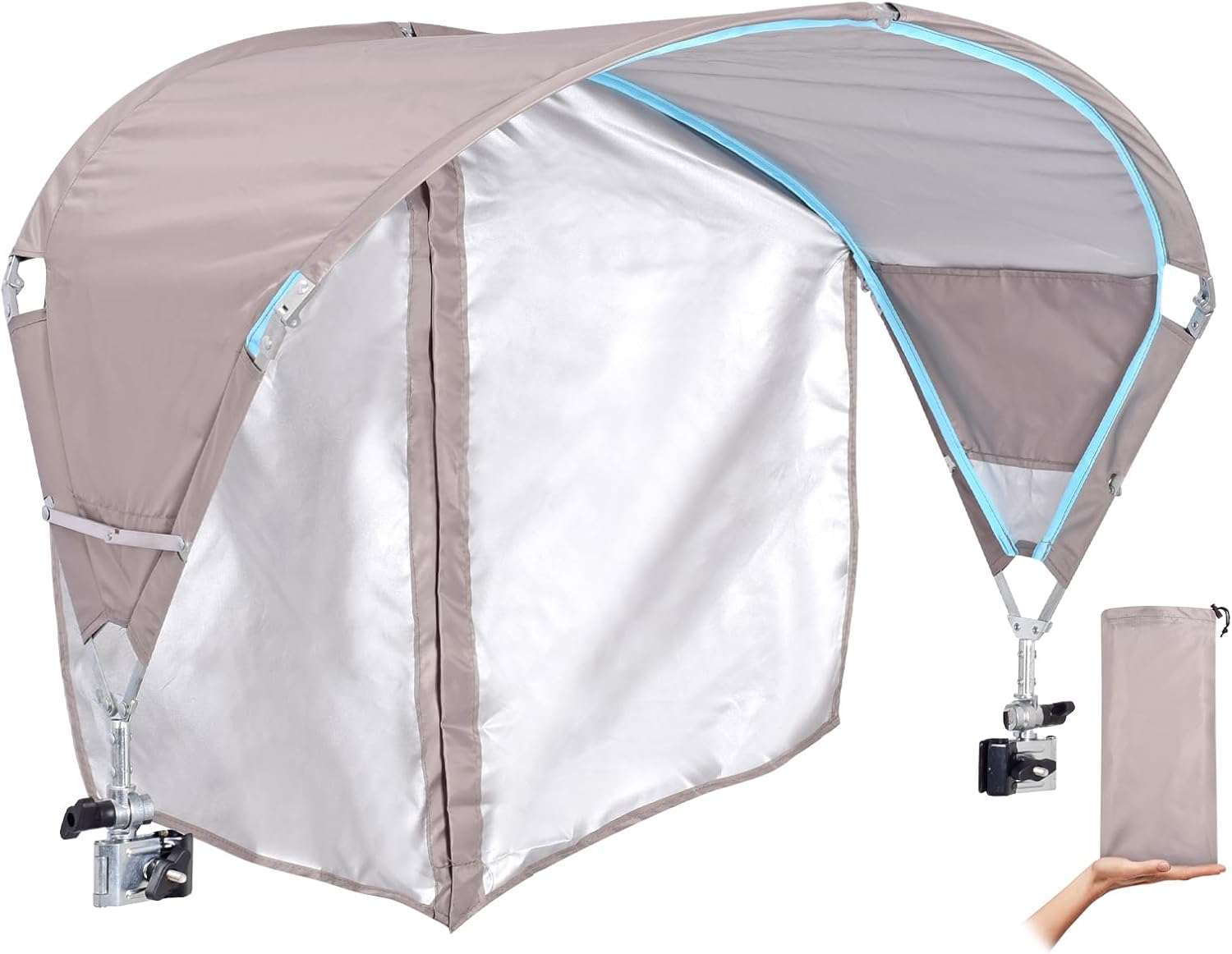 Universal Chair Umbrella Canopy, UPF 50+ (2 Pack)