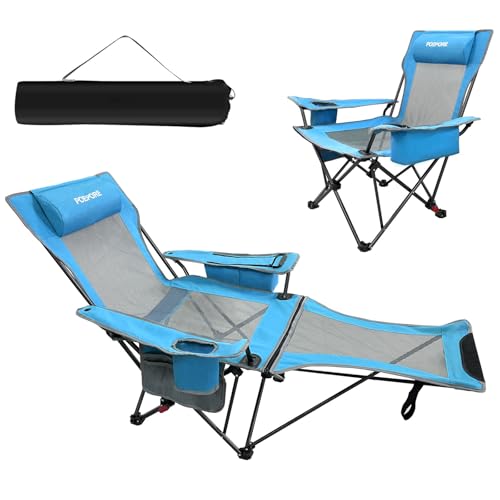 POEPORE Reclining Camping Chair (footrest)