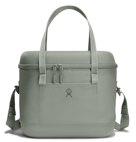 Hydro Flask Cooler Bag for Beach, Beverages and Travel - Insulated Soft Lunch Bag - 20 L Capacity in Agave Green