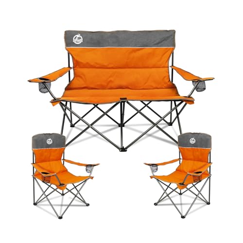 Northroad Outdoor Camping Chair Set (Orange)