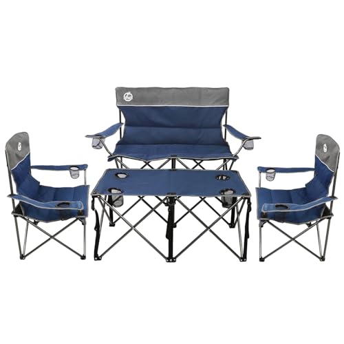 Northroad Folding Camping Chair Set (Blue)