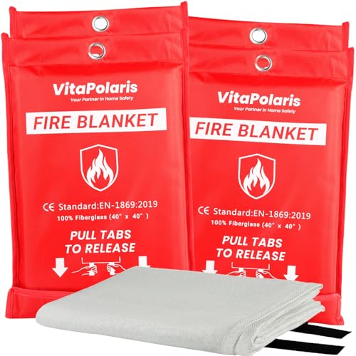 VitaPolaris Fire Blanket 4-Pack