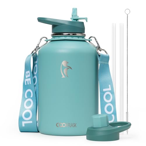 Coolflask Insulated Water Bottle 64 oz