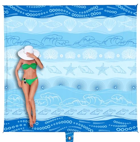 WEKAPO Beach Blanket (Bohemian Starfish)