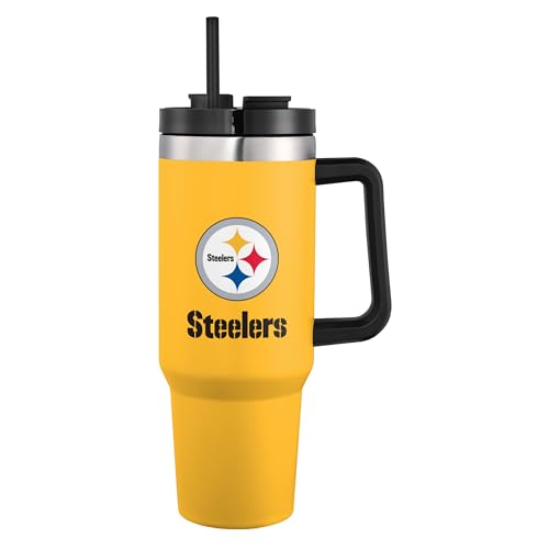 FOCO NFL unisex-adult NFL Team Logo Insulated Travel Mug 40oz XL Tumbler