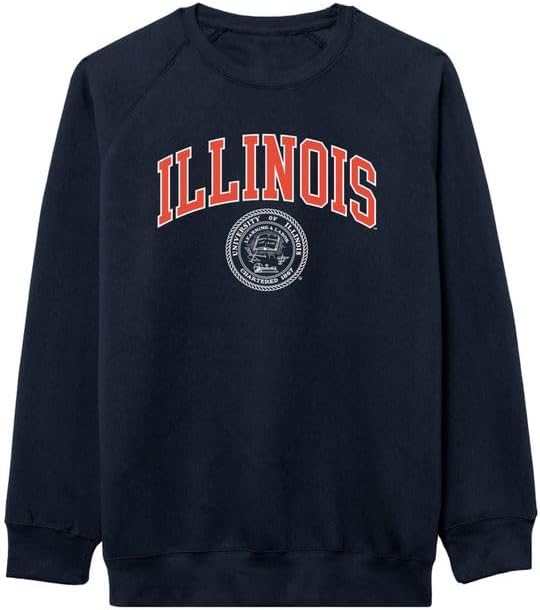Barnesmith Crewneck Sweatshirt for College, Heritage Logo, Adult Unisex